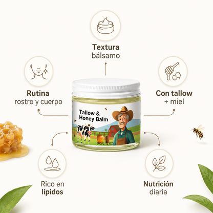 Vermalia™ | Crema de sebo puro para pieles que reaccionan a todo
