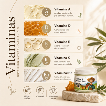 Vermalia™ | Crema de sebo puro para pieles que reaccionan a todo