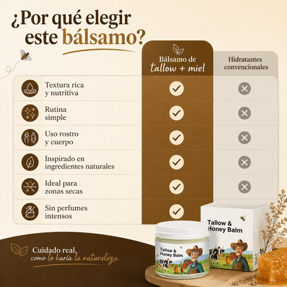 Vermalia™ | Crema de sebo puro para pieles que reaccionan a todo