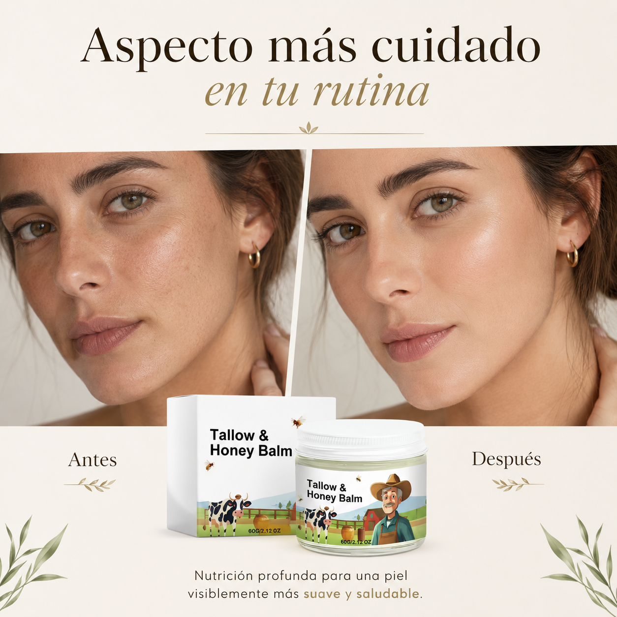 Vermalia™ | Crema de sebo puro para pieles que reaccionan a todo