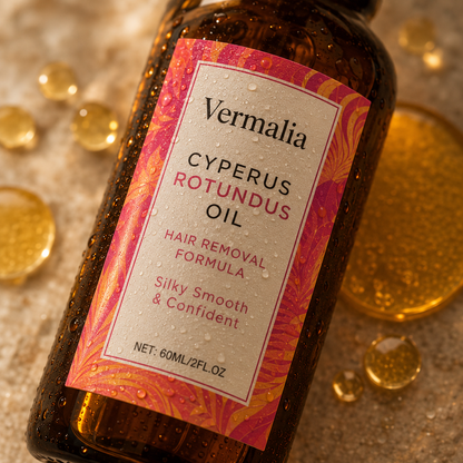 Aceite Reductor de Vello Cyperus Rotundus | Piel Suave 60d